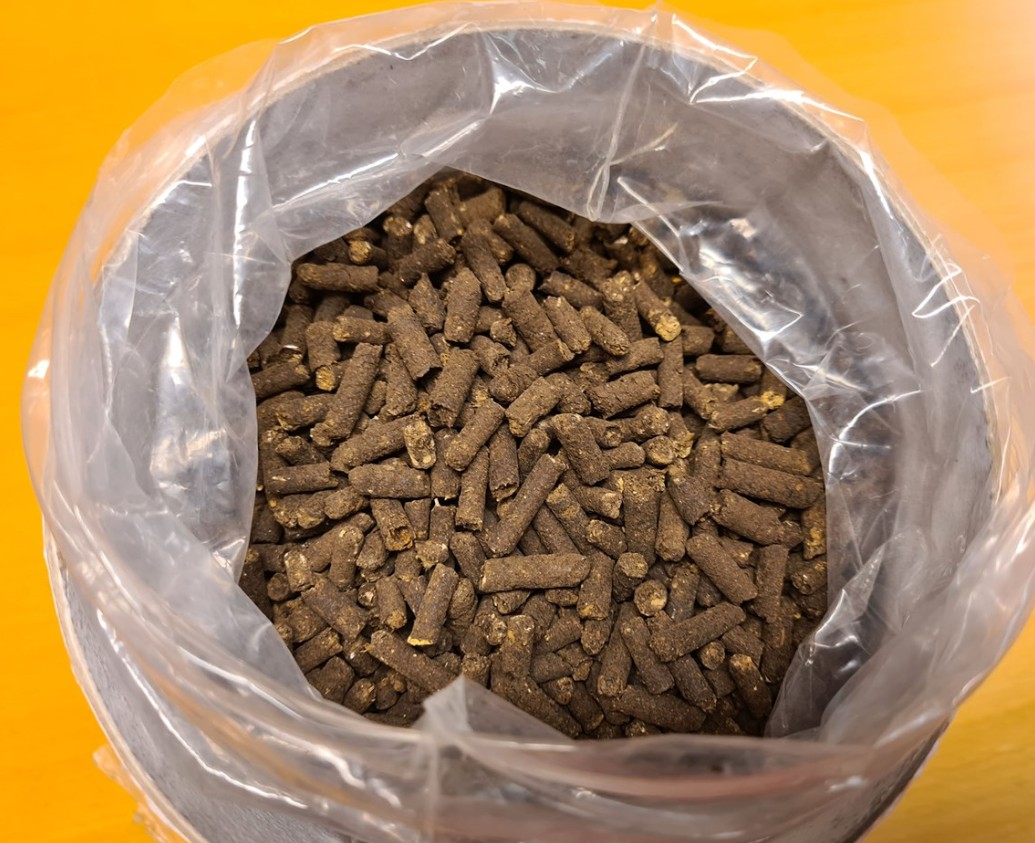 Pelletering av separerad biogödsel